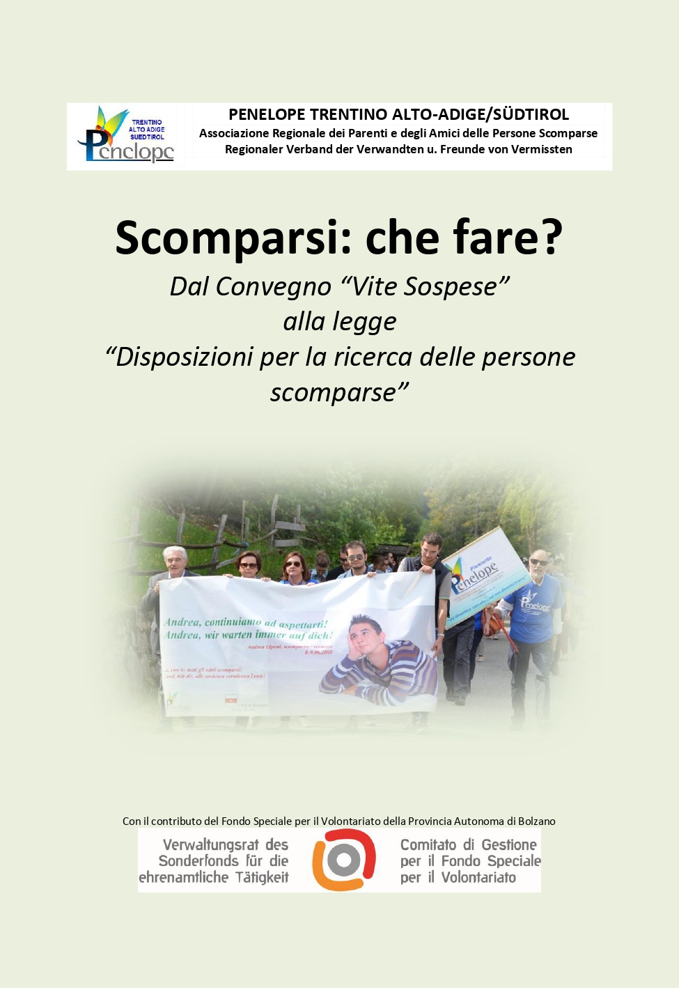 Scomparsi - che fare?